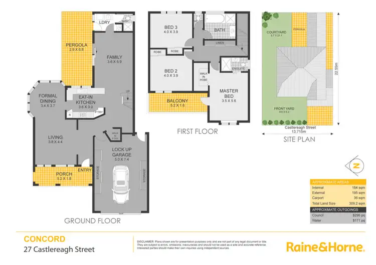 Floorplan of Homely house listing, 27 Castlereagh Street, Concord NSW 2137
