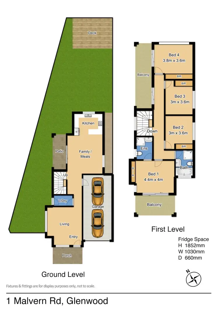 Floorplan of Homely house listing, 1 Malvern Road, Glenwood NSW 2768