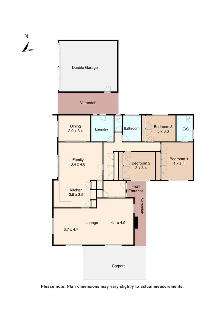 Floorplan of Homely house listing, 119 Joseph Street, Ballarat East VIC 3350