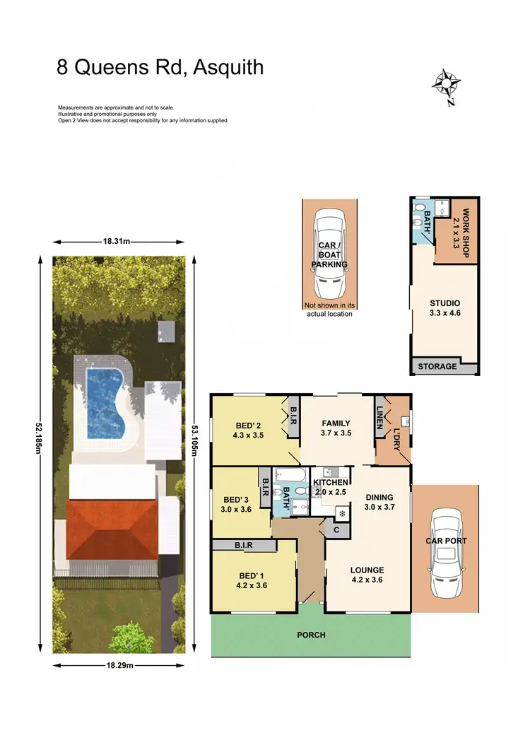 Floorplan of Homely house listing, 8 Queens Road, Asquith NSW 2077