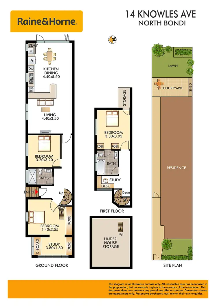 Floorplan of Homely house listing, 14 Knowles Avenue, North Bondi NSW 2026