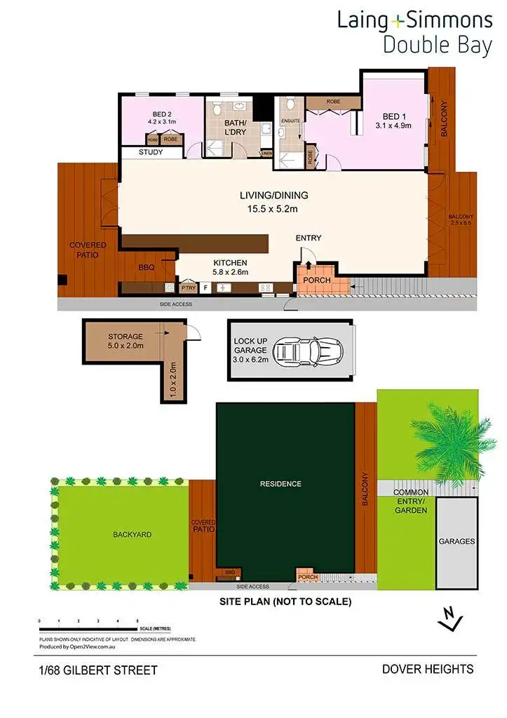 Floorplan of Homely apartment listing, 1/68 Gilbert Street, Dover Heights NSW 2030