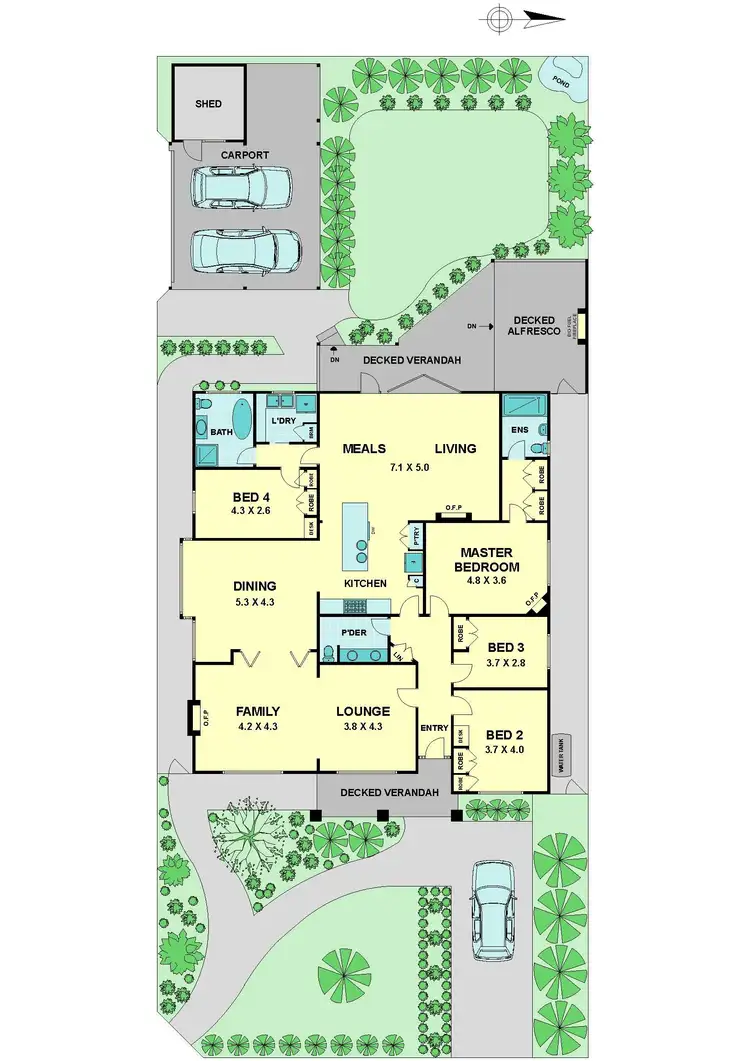 Floorplan of Homely house listing, 90 Clarinda Road, Moonee Ponds VIC 3039