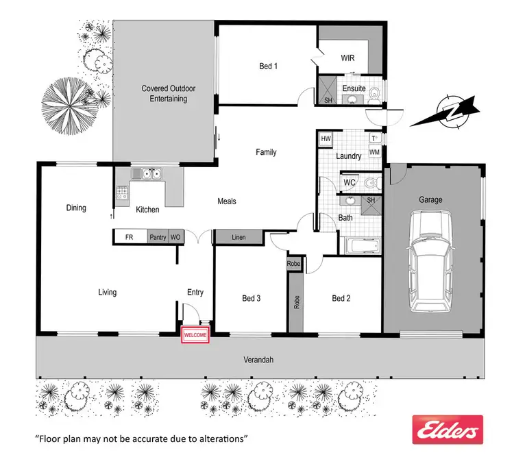 Floorplan of Homely house listing, 8 Downing Place, Cook ACT 2614