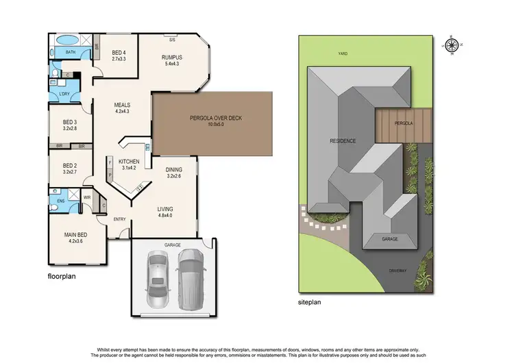 Floorplan of Homely house listing, 43 Hutchinson Drive, Lynbrook VIC 3975