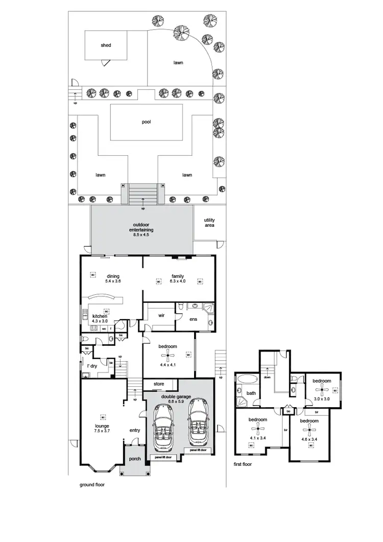 Floorplan of Homely house listing, 6 Evans Avenue, Mitcham SA 5062