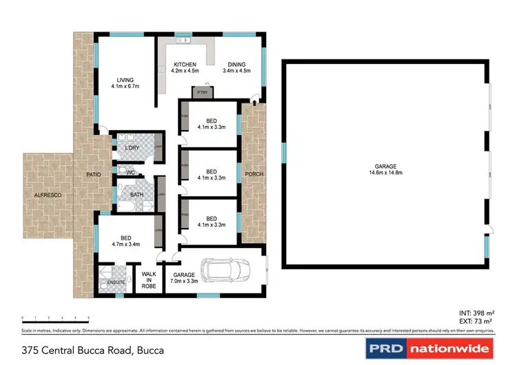 Floorplan of Homely house listing, 375 Central Bucca Rd, Bucca NSW 2450
