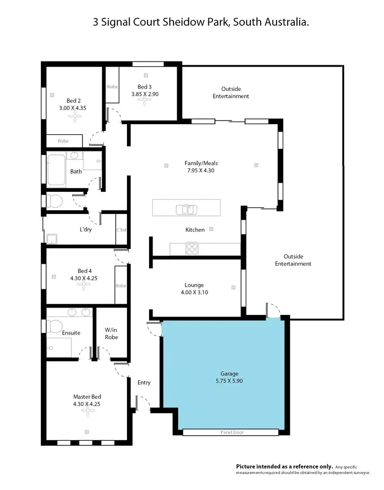 Floorplan of Homely house listing, 3 Signal Court, Sheidow Park SA 5158