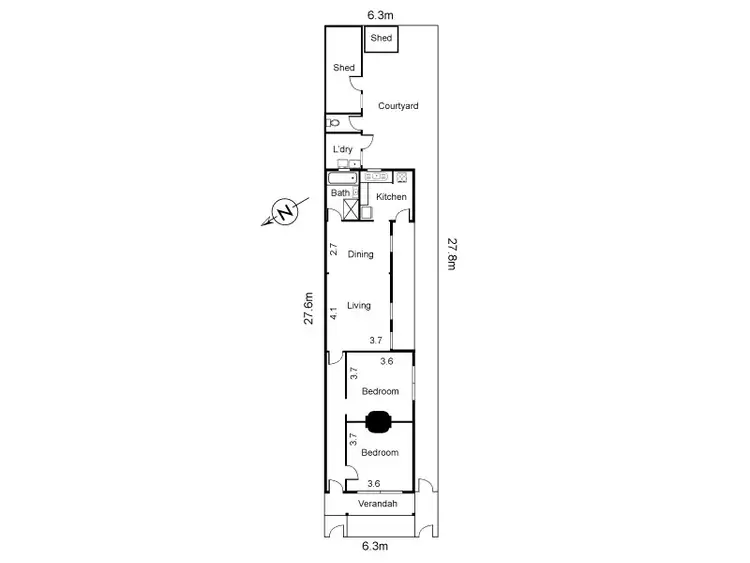 Floorplan of Homely house listing, 106 Albert Street, Port Melbourne VIC 3207