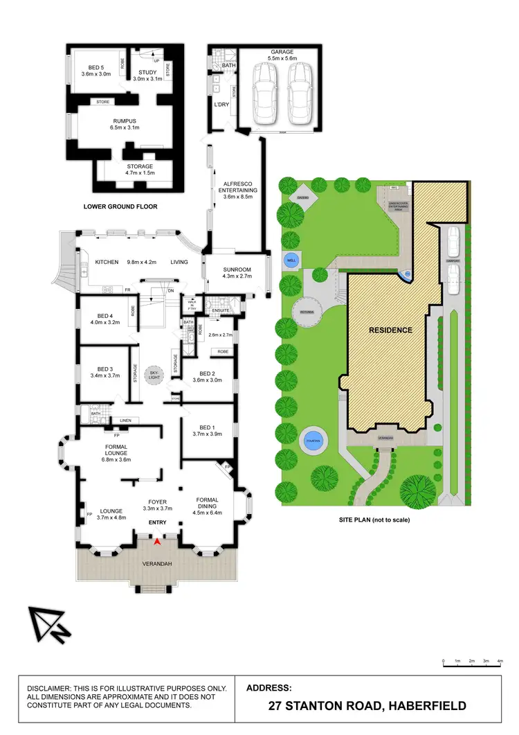 Floorplan of Homely house listing, 27 Stanton Road, Haberfield NSW 2045