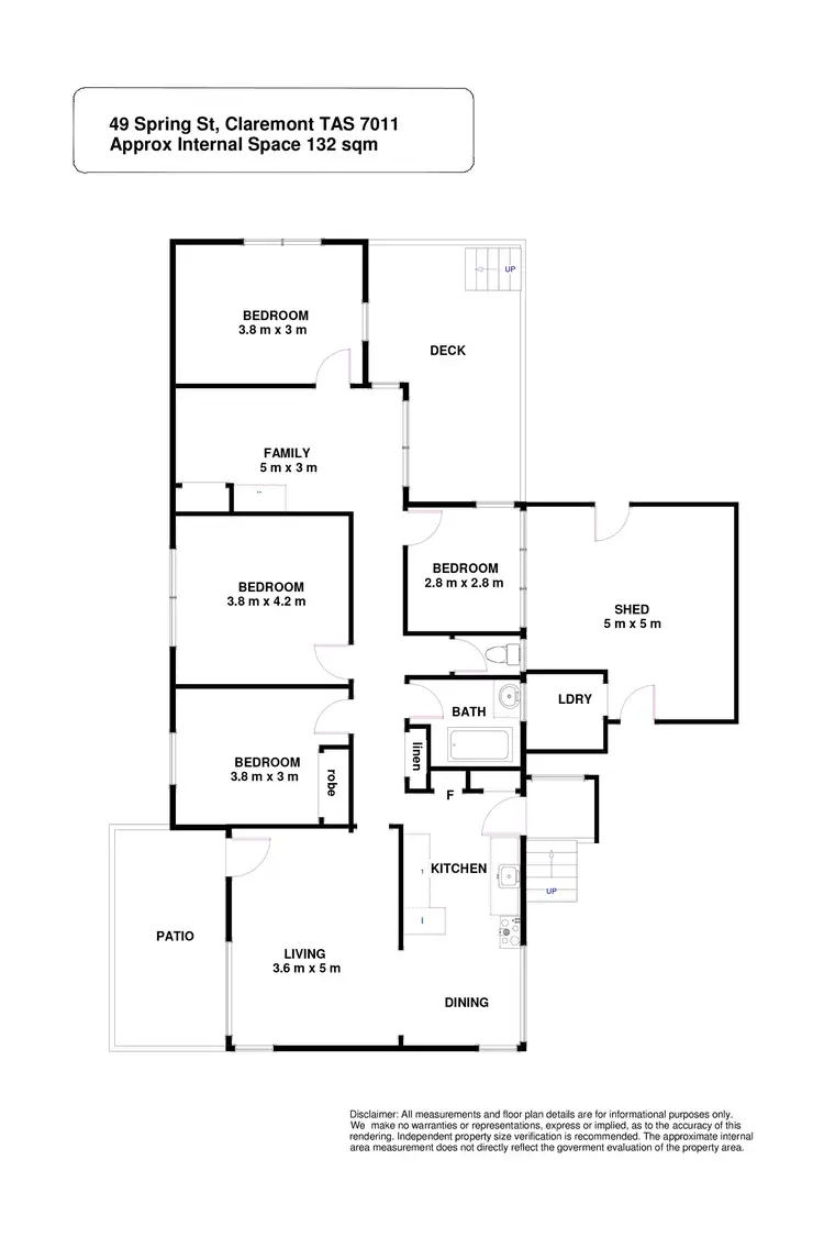 Floorplan of Homely house listing, 49 Spring Street, Claremont TAS 7011