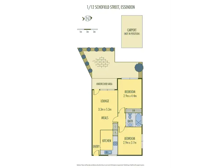 Floorplan of Homely apartment listing, 1/12 Schofield Street, Essendon VIC 3040