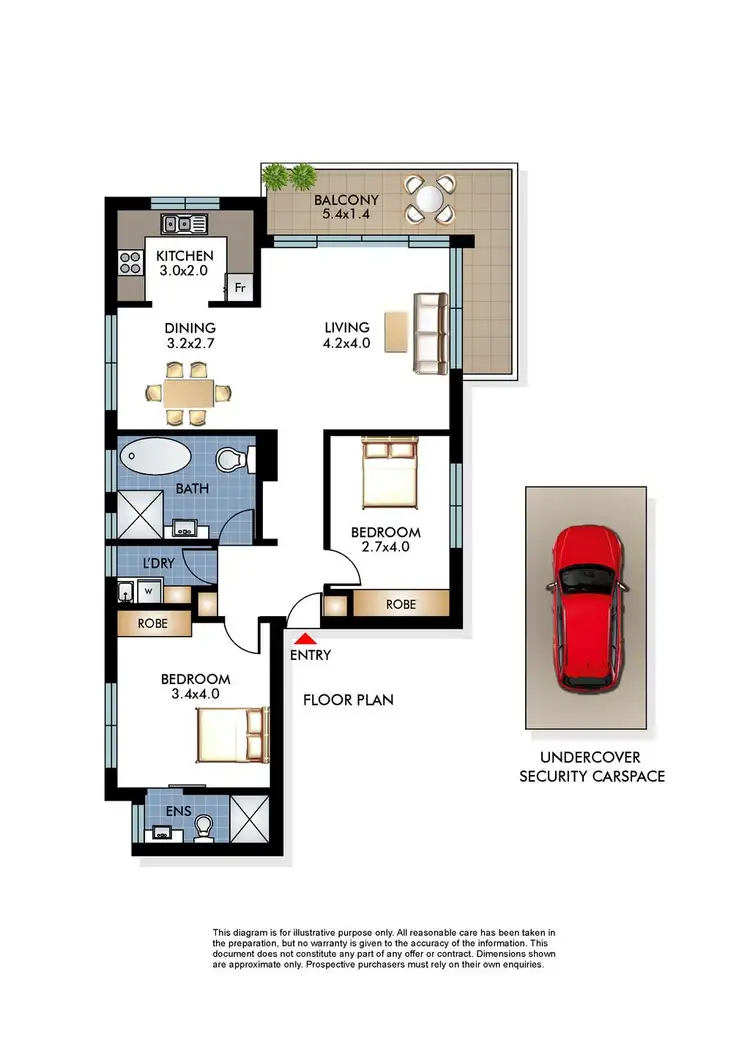 Floorplan of Homely apartment listing, 9/24A New Street, Bondi NSW 2026