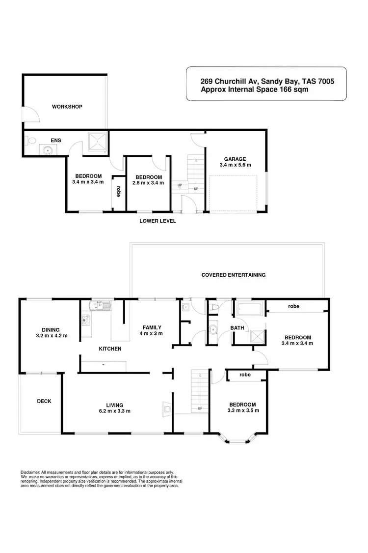 Floorplan of Homely house listing, 269 Churchill Avenue, Sandy Bay TAS 7005