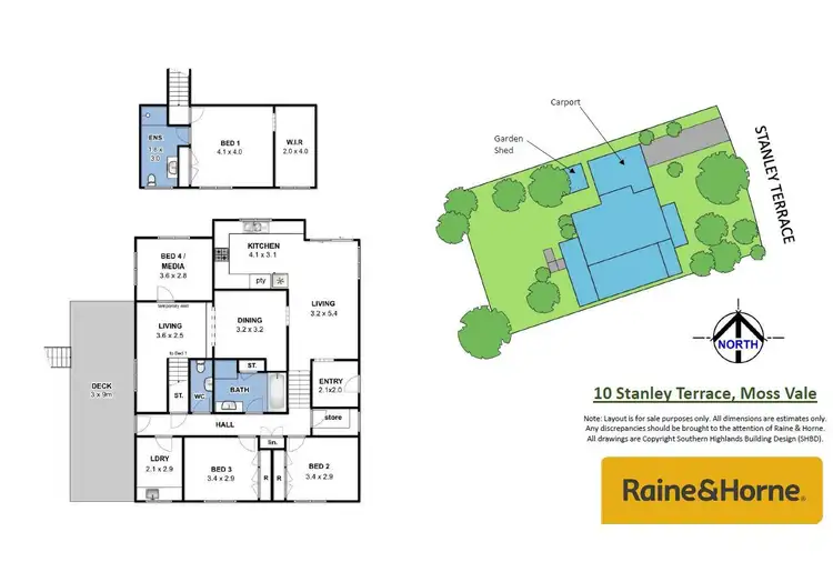 Floorplan of Homely house listing, 10 Stanley Terrace, Moss Vale NSW 2577