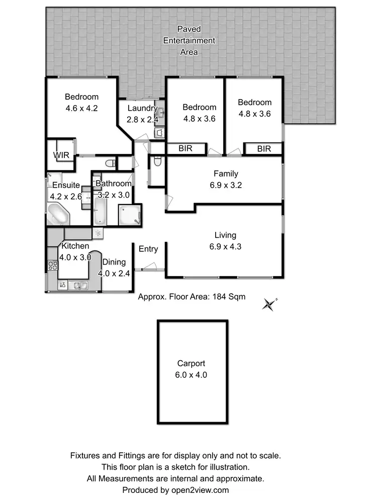 Floorplan of Homely house listing, 165 Roslyn Avenue, Blackmans Bay TAS 7052