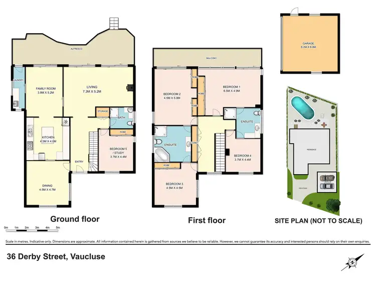 Floorplan of Homely house listing, 36 Derby Street, Vaucluse NSW 2030