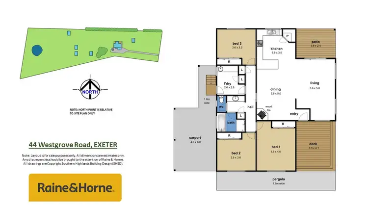 Floorplan of Homely house listing, 44 Westgrove Road, Exeter NSW 2579