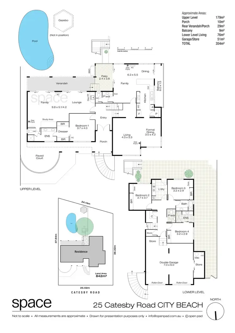 Floorplan of Homely house listing, 25 Catesby Street, City Beach WA 6015