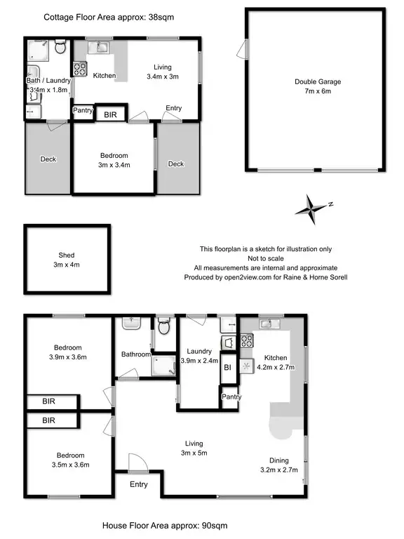 Floorplan of Homely house listing, 8 Nicholas Avenue, Dodges Ferry TAS 7173