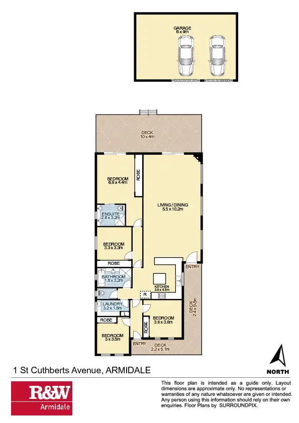 Floorplan of Homely house listing, 1 St Cuthbert's Avenue, Armidale NSW 2350