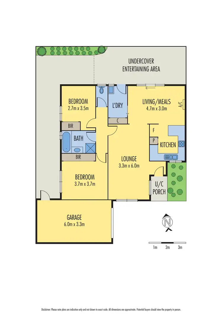 Floorplan of Homely villa listing, 3/39 McBain Street, Altona VIC 3018