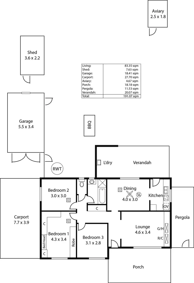 Floorplan of Homely house listing, 9 Meadowvue Road, Athelstone SA 5076