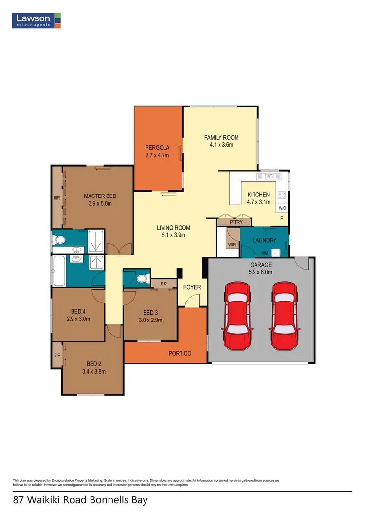 Floorplan of Homely house listing, 87 Waikiki Road, Bonnells Bay NSW 2264