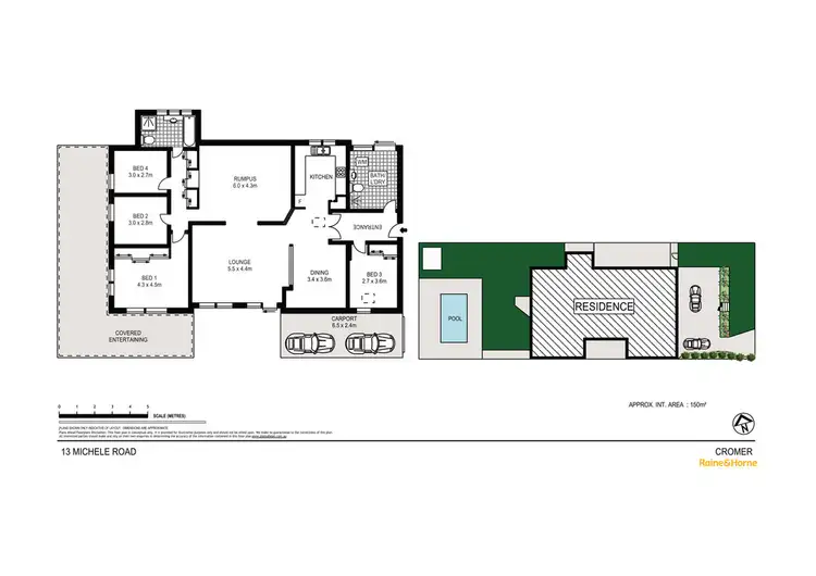 Floorplan of Homely house listing, 13 Michele Road, Cromer NSW 2099