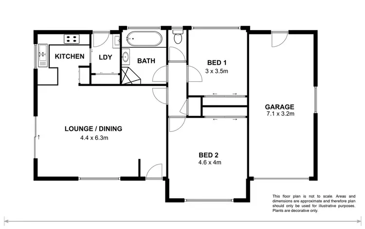 Floorplan of Homely unit listing, Address available on request