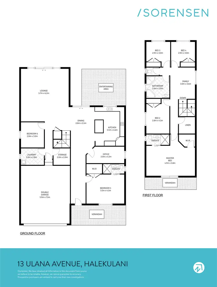 Floorplan of Homely house listing, 13 Ulana Avenue, Halekulani NSW 2262