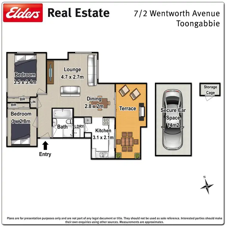 Floorplan of Homely unit listing, 7/2 Wentworth Avenue, Toongabbie NSW 2146
