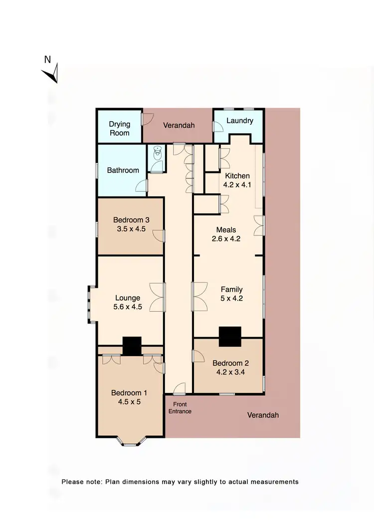 Floorplan of Homely house listing, 1001 Old Melbourne Road, Ballan VIC 3342