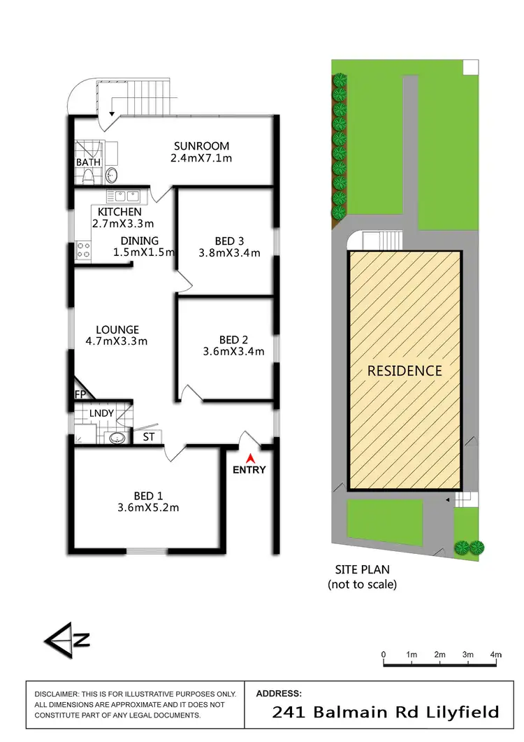 Floorplan of Homely house listing, 241 Balmain Road, Lilyfield NSW 2040