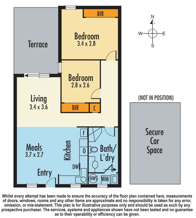 Floorplan of Homely apartment listing, 2/82 Atherton Road, Oakleigh VIC 3166