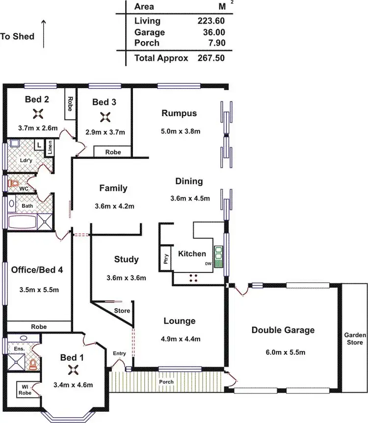 Floorplan of Homely house listing, 19 Berrett Road, Gawler East SA 5118