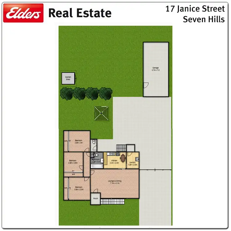 Floorplan of Homely house listing, 17 Janice Street, Seven Hills NSW 2147
