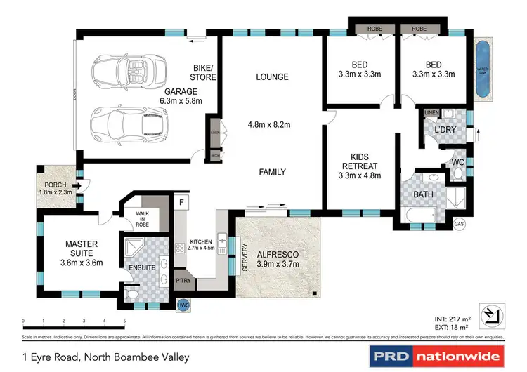 Floorplan of Homely house listing, 1 Eyre Road, North Boambee Valley NSW 2450