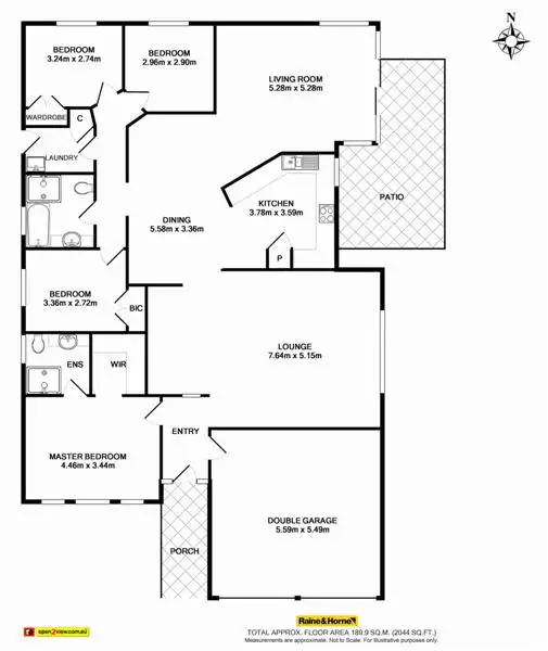 Floorplan of Homely house listing, 3 Stuart Place, Sunshine Bay NSW 2536