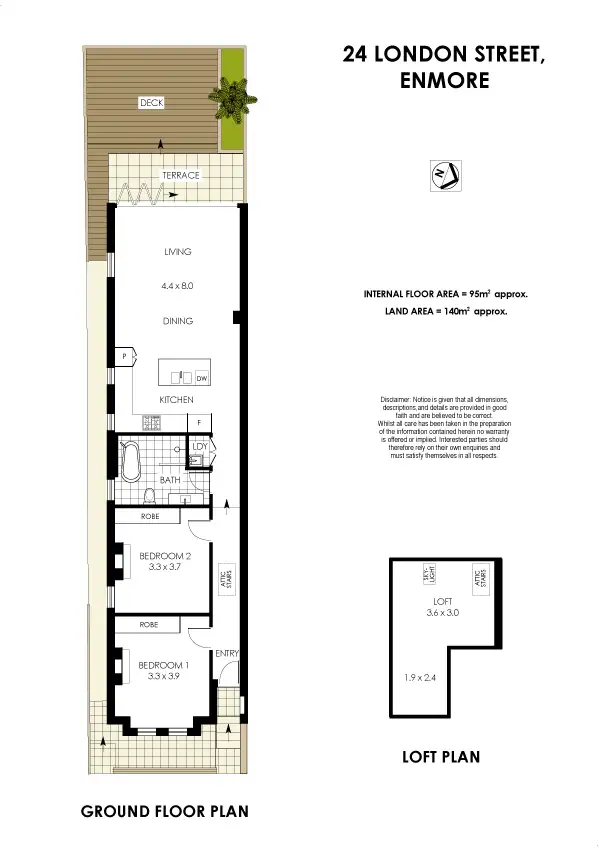 Floorplan of Homely house listing, 24 London Street, Enmore NSW 2042