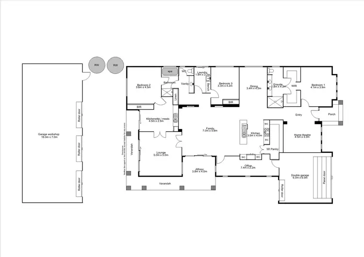 Floorplan of Homely house listing, 2 Eastwood Court (0ff Chrystal Street), Goolwa SA 5214