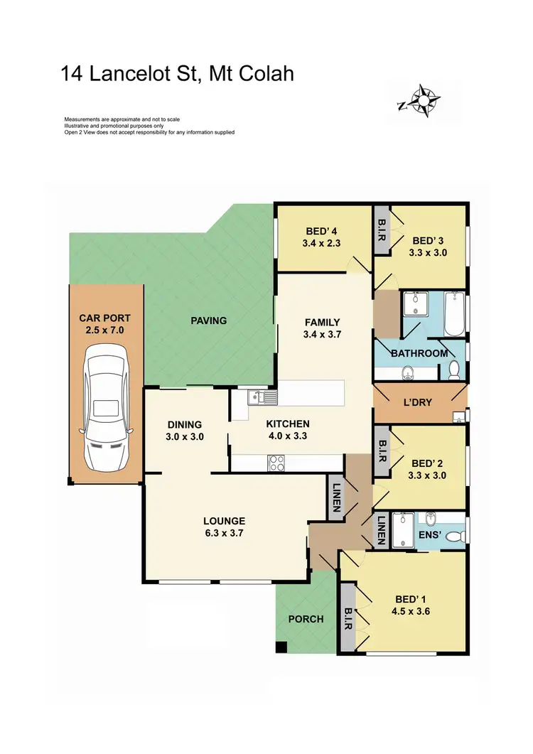 Floorplan of Homely house listing, 14 Lancelot Street, Mount Colah NSW 2079