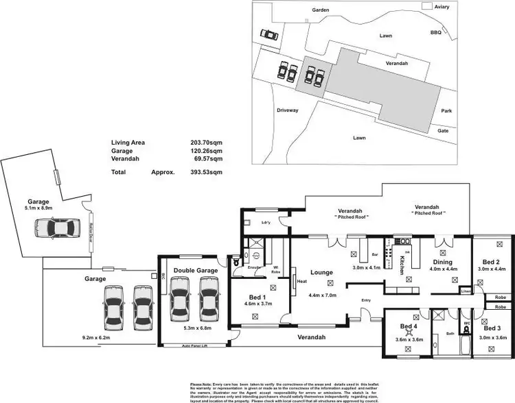 Floorplan of Homely house listing, 14-16 Ferrier Avenue, Fairview Park SA 5126