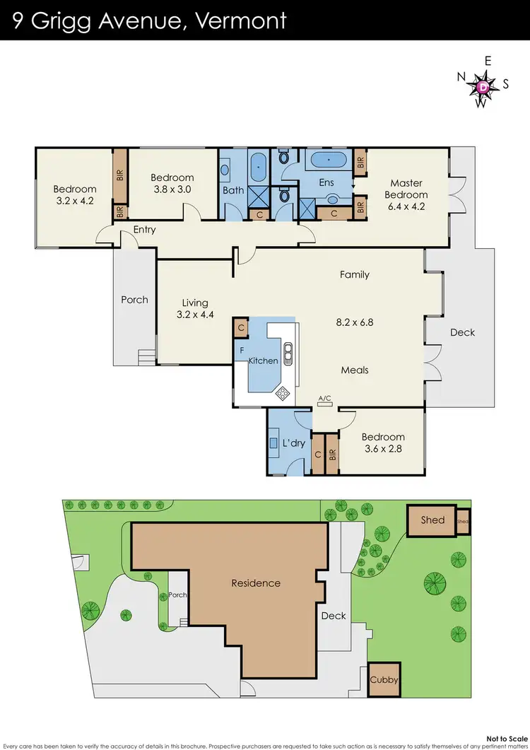 Floorplan of Homely house listing, 9 Grigg Avenue, Vermont VIC 3133