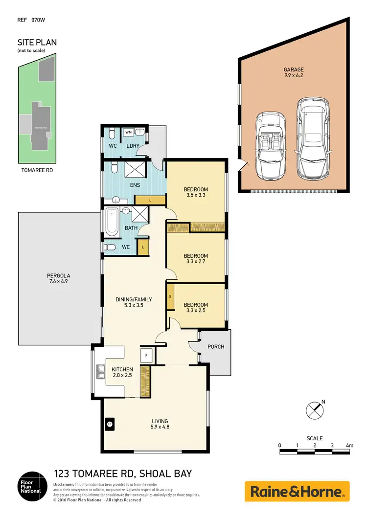 Floorplan of Homely house listing, 123 Tomaree Road, Shoal Bay NSW 2315