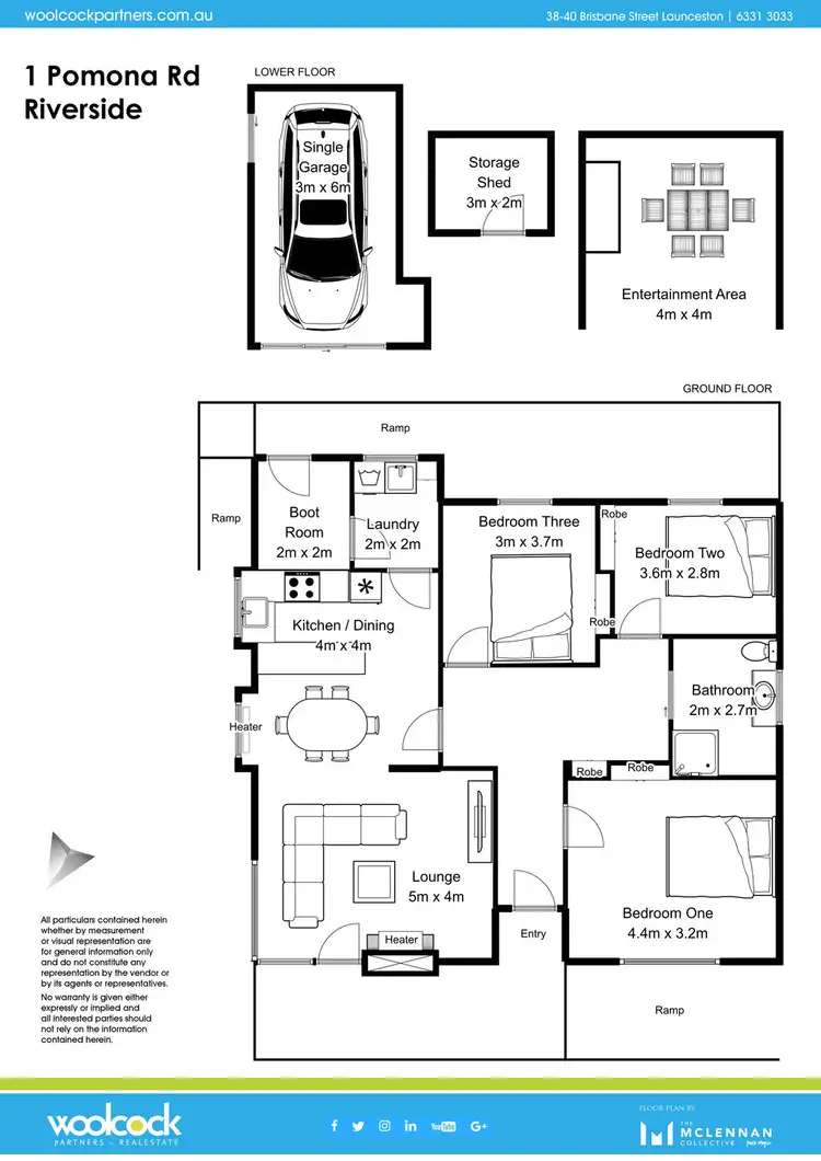 Floorplan of Homely house listing, 1 Pomona Rd, Riverside TAS 7250