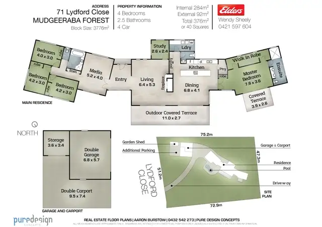 Floorplan of Homely house listing, 71 Lydford Close, Mudgeeraba QLD 4213