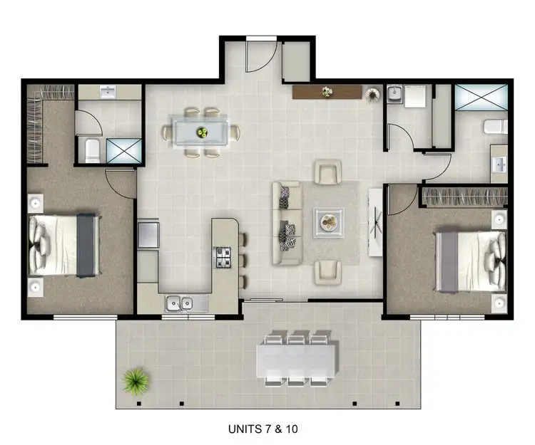 Floorplan of Homely unit listing, 7/2 Manley Street, Redcliffe QLD 4020