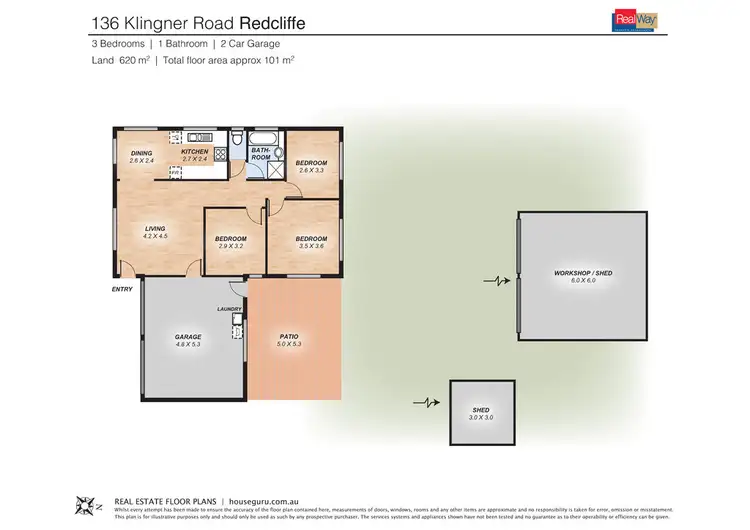 Floorplan of Homely house listing, 136 Klingner Road, Redcliffe QLD 4020