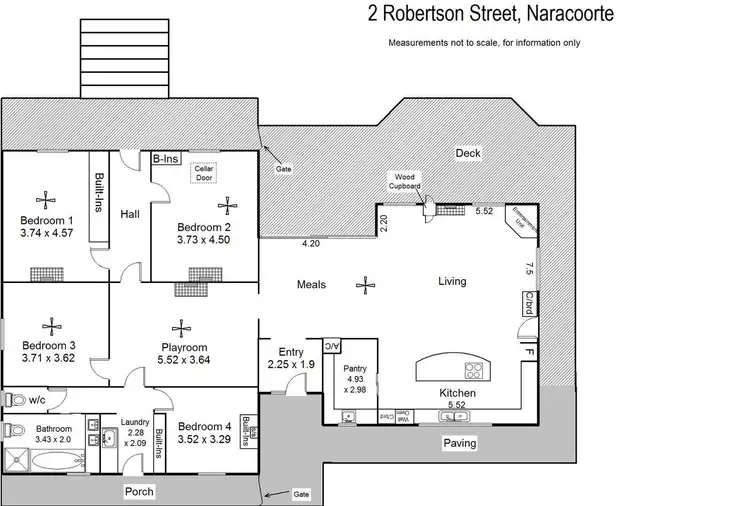 Floorplan of Homely house listing, 2 ROBERTSON STREET, Naracoorte SA 5271